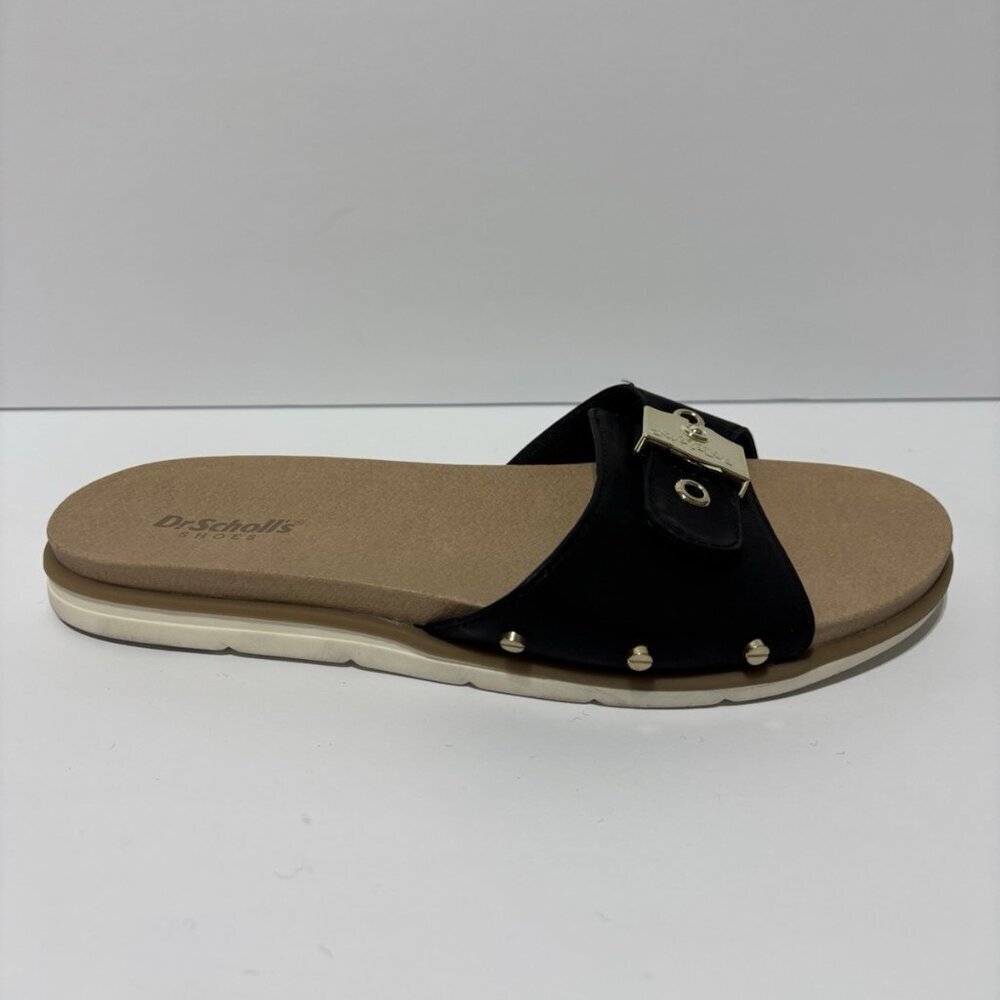 Dr. Scholl’s Women’s Nice Iconic Slide Sandals Black, Size 7 M